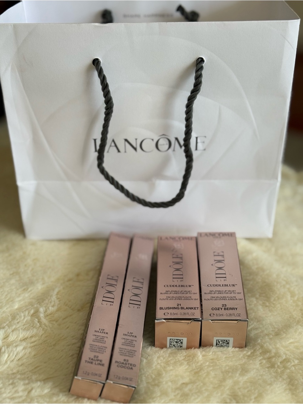 lancome gift set for show 4 items
